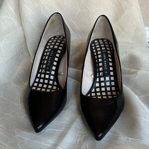Zara Black Pointed-Toe Pumps